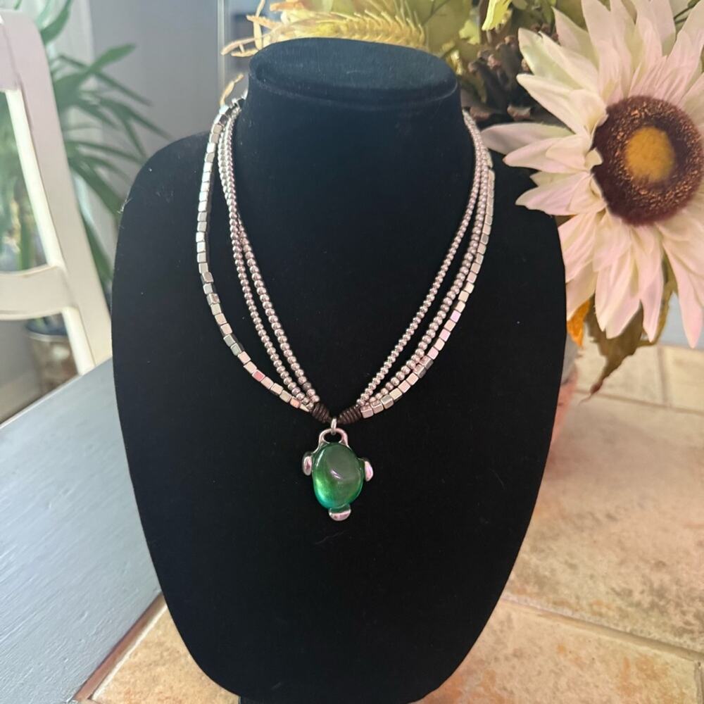 Uno de 50 Multi Strand Beaded Pendant Necklace